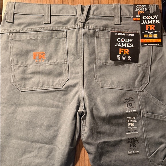 Cody James FR Slim Straight  Men's Blue Denim Jeans - Picture 4 of 9